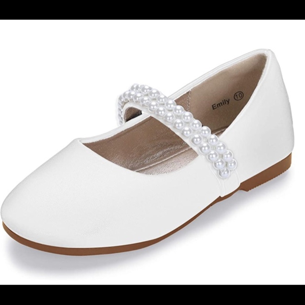 HeHainom White Ballet Flats